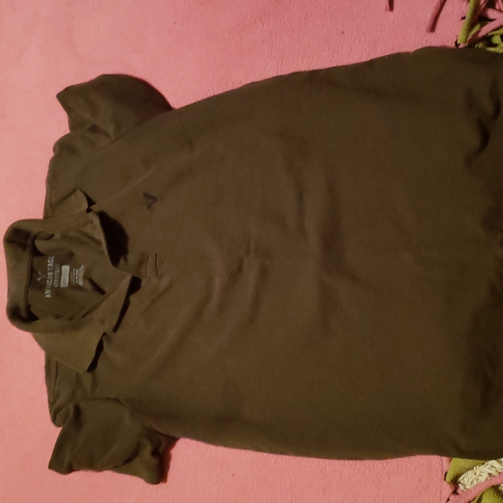 American Eagle Size XS Green Polo Shirt Boys